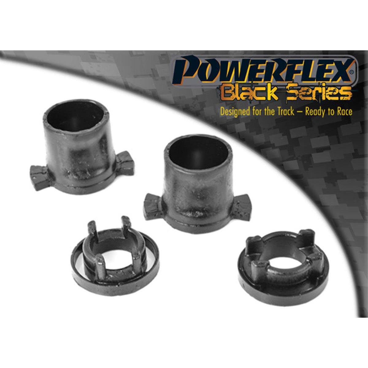 Powerflex Rear Beam Front Bush Insert PFR50-412BLK For Peugeot 206 (1998-2006)