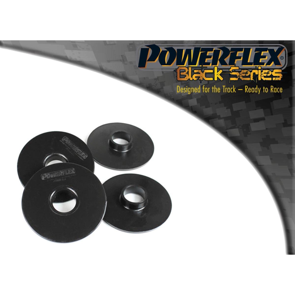 Powerflex Rear Spring Seat Isolator Pad PFR60-332BLK For Renault Clio II inc 172 & 182 (1998-2012)