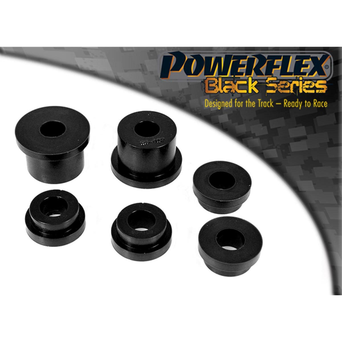 Powerflex Rear Sub Frame Mounting Kit (1976 on) PFR63-120BLK For Rover Mini (1959 - 2000)