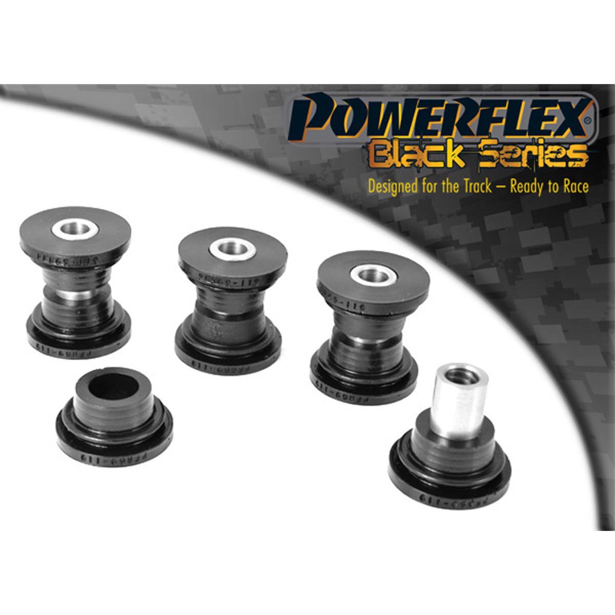 Powerflex Rear Roll Bar Link Bush PFR69-119BLK For Subaru Forester SF (1997 - 2002)