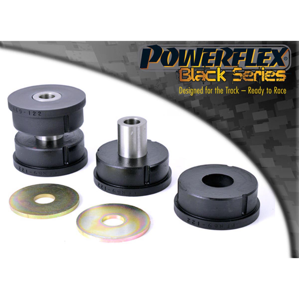 Powerflex Rear Diff Mounting Bush PFR69-122BLK For Subaru Forester SG (2002 - 2008)