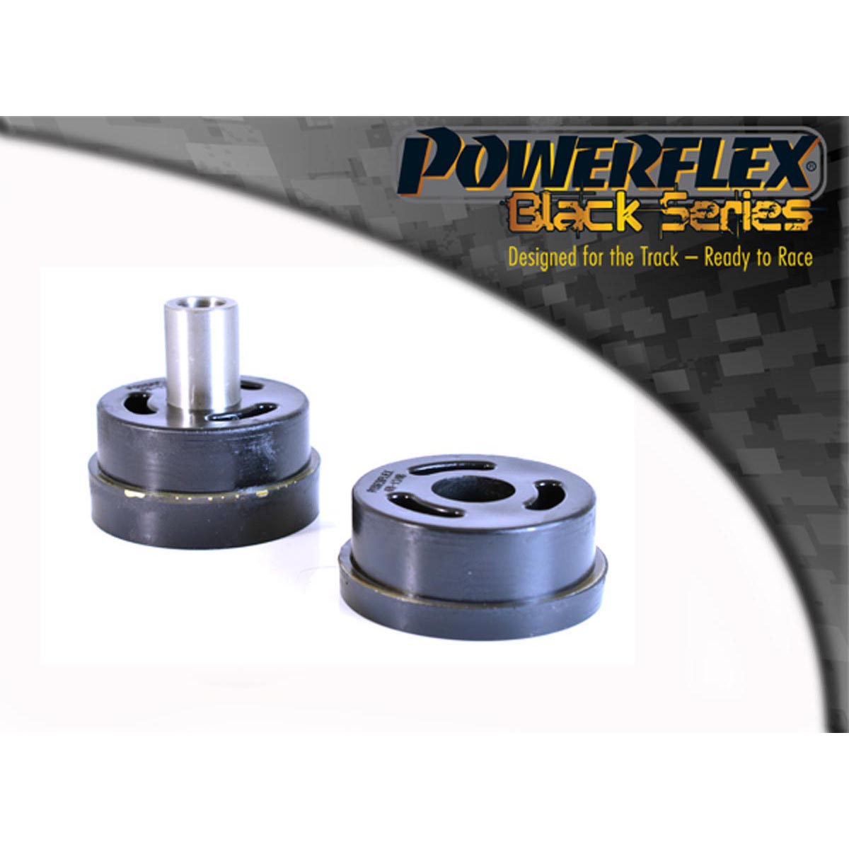 Powerflex Rear Subframe-Front Outrigger To Chassis Right Side PFR69-124BLK For Subaru Forester SG (2002 - 2008)