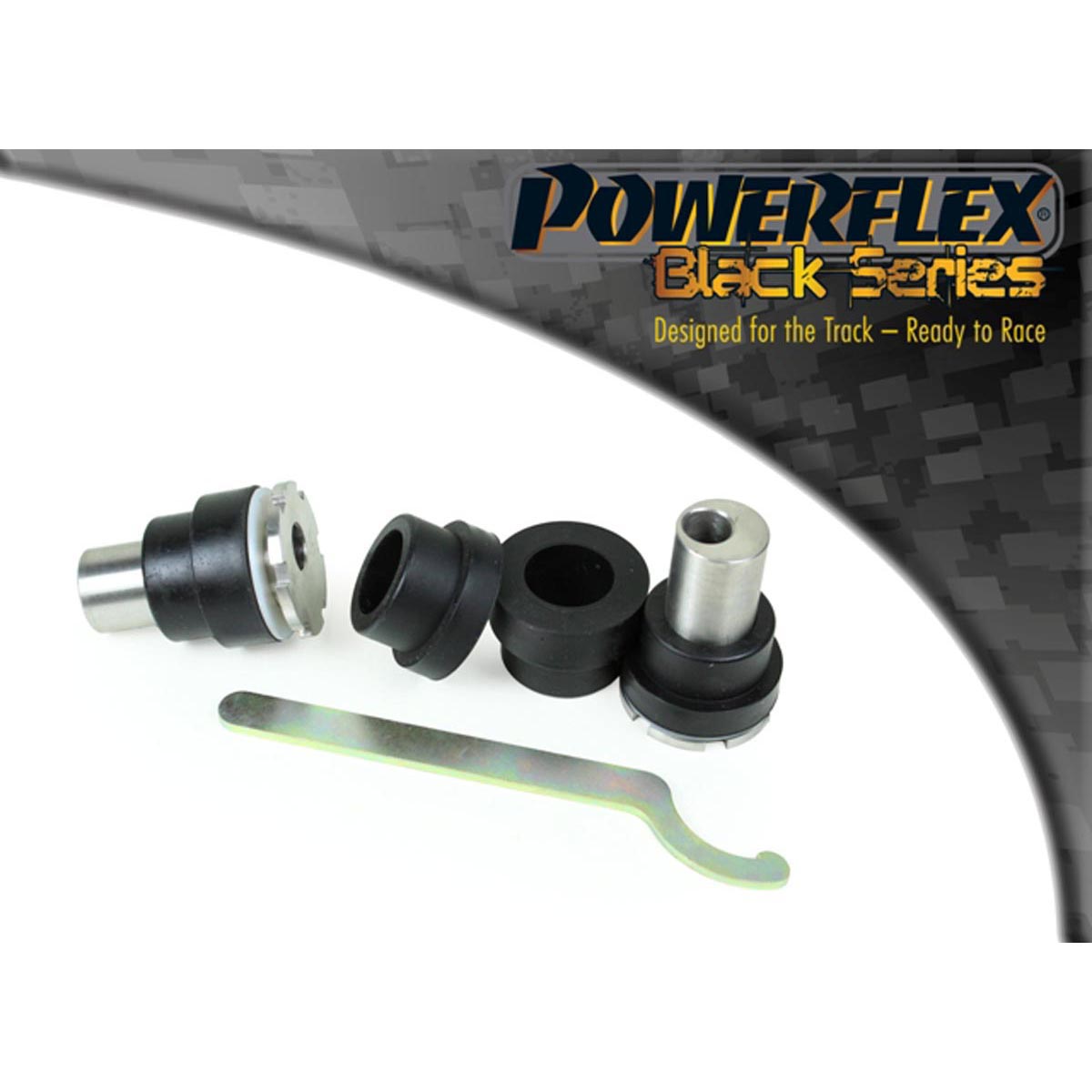 Powerflex Rear Upper Arm Inner Rear Bush ADJUSTABLE PFR69-511GBLK For Subaru Impreza GR, GH (2007 - 2011) & WRX + STI (2007 - 2014)