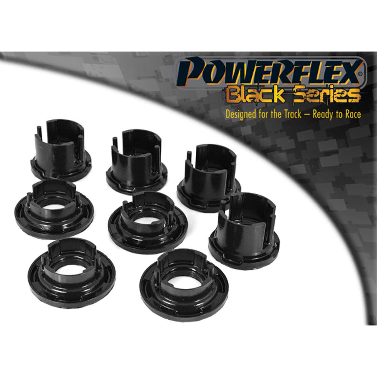 Powerflex Rear Subframe Insert PFR69-514BLK For Subaru Impreza GR, GH (2007 - 2011) & WRX + STI (2007 - 2014)