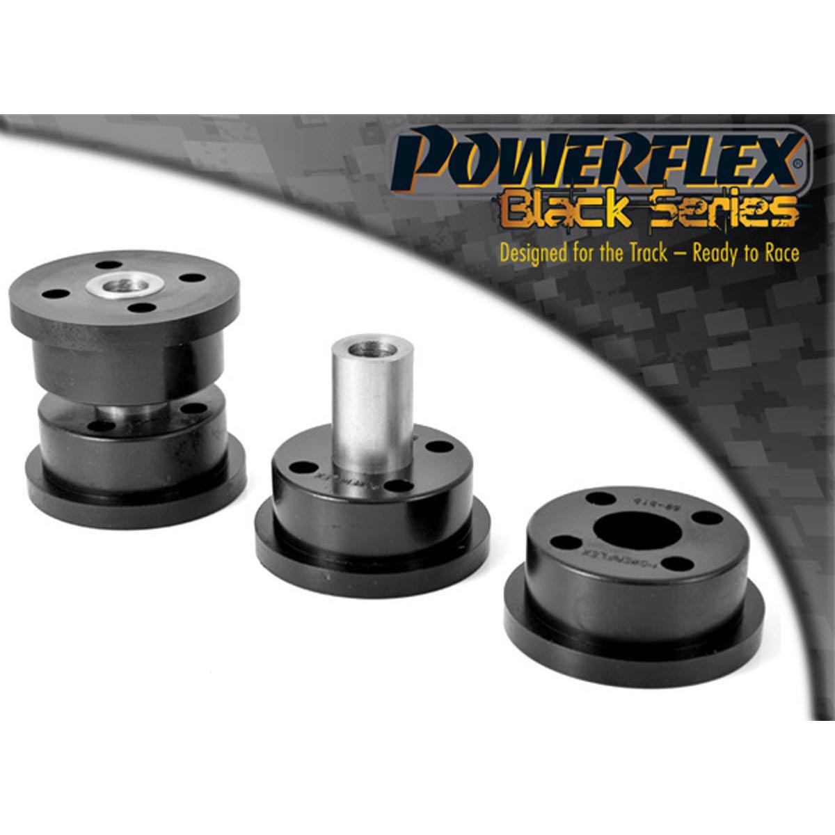 Powerflex Rear Diff Front Mounting Bush PFR69-515BLK For Subaru Impreza GR, GH (2007 - 2011) & WRX + STI (2007 - 2014)