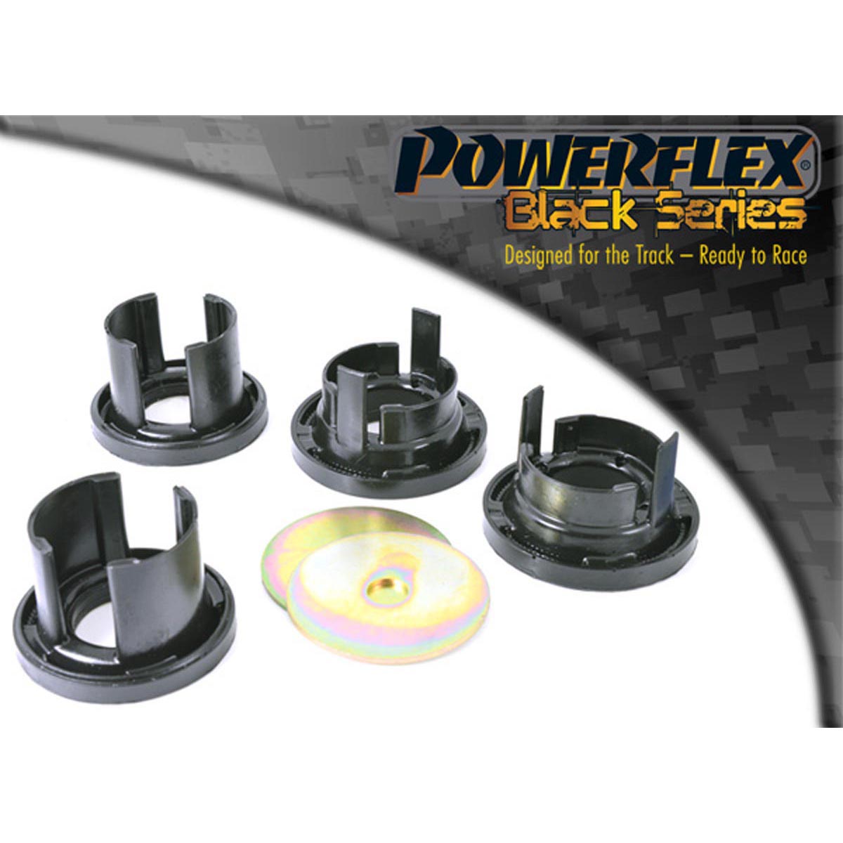 Powerflex Rear Sub Frame Rear Bush Insert PFR69-621BLK For Subaru Impreza GR, GH (2007 - 2011) & WRX + STI (2007 - 2014)