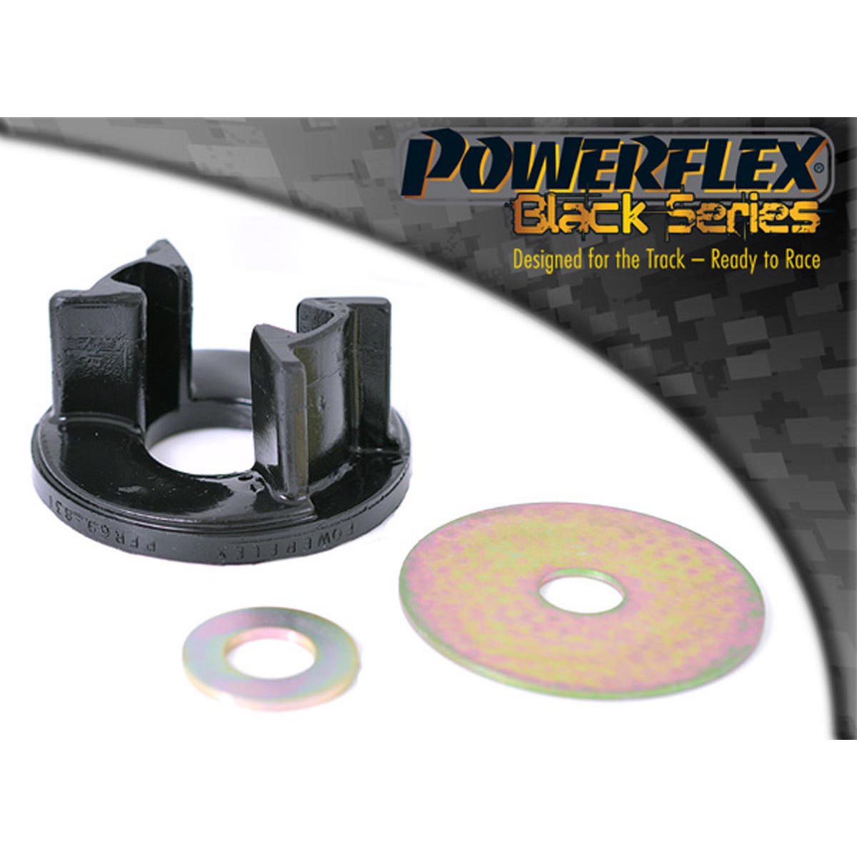 Powerflex Rear Diff rear Right Mount Insert PFR69-831BLK For Subaru BRZ 1st Gen (2012 - 2021)