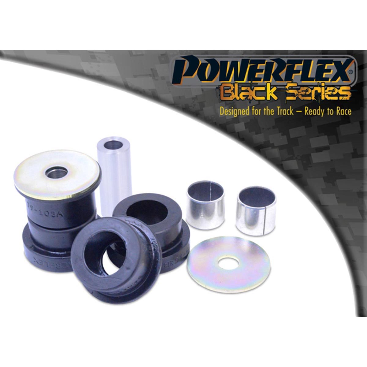 Powerflex Rear Lower Wishbone Inner Front Bush PFR79-103BLK For TVR Sagaris (2004 - 2006)