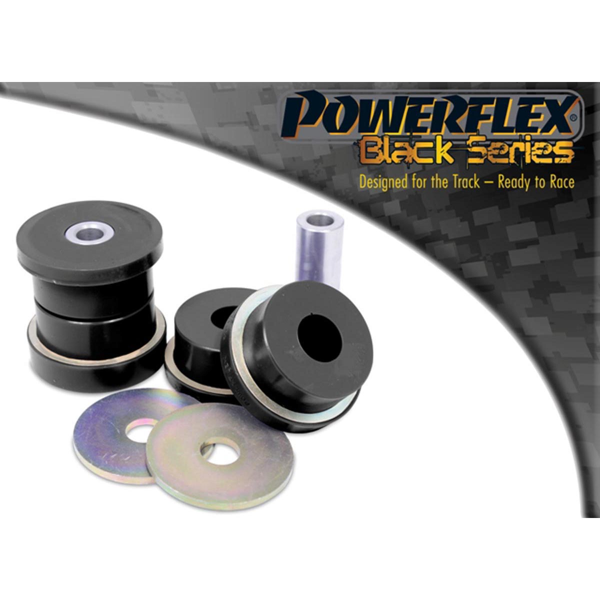 Powerflex Rear Subframe Rear Bush PFR80-1236BLK For Saab 9-3 (2003-2014)