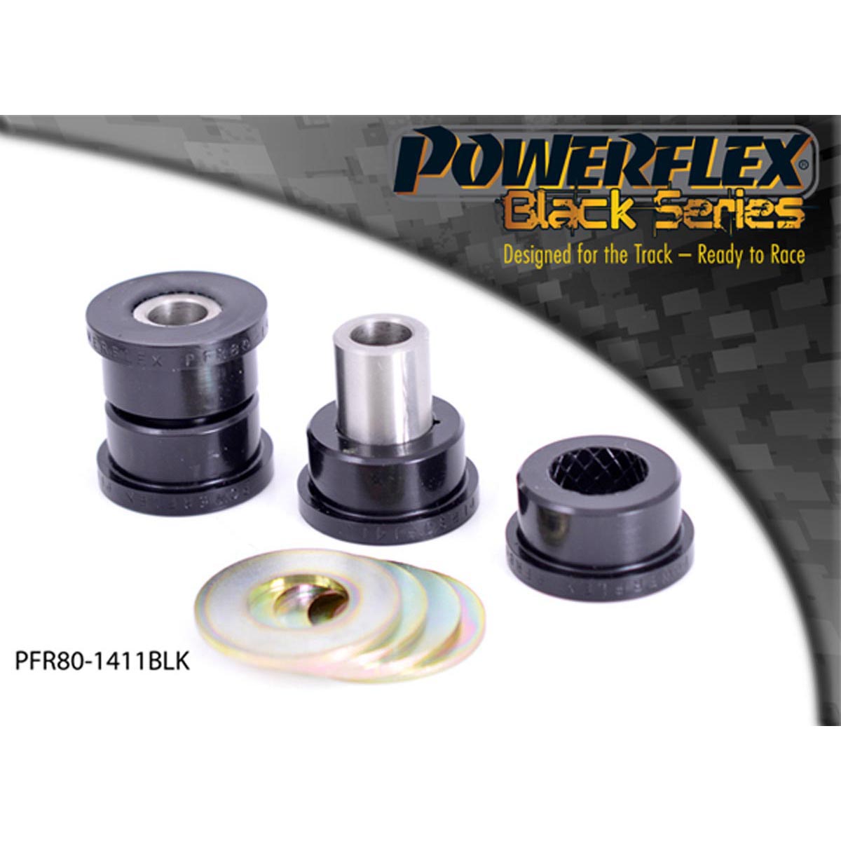 Powerflex Rear Panhard Rod Outer Bush PFR80-1411BLK For Vauxhall / Opel Astra MK6 - Astra J (2010 - 2015)