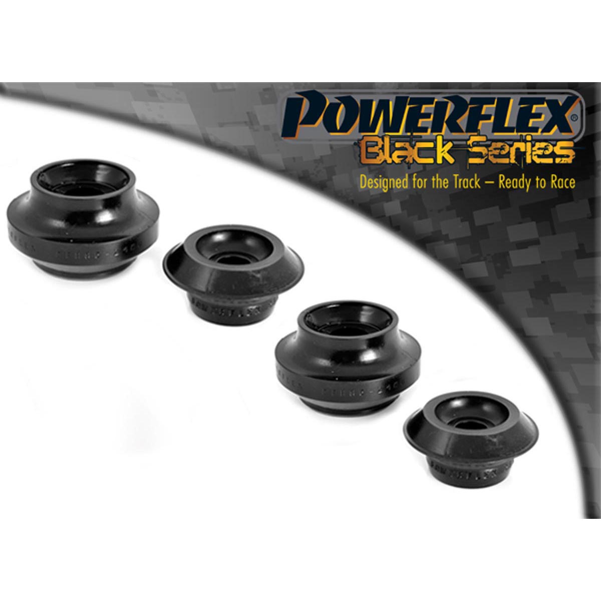 Powerflex Rear Shock Top Mounting Bush PFR85-240BLK For VW Polo MK3 6N (1995 - 2002)