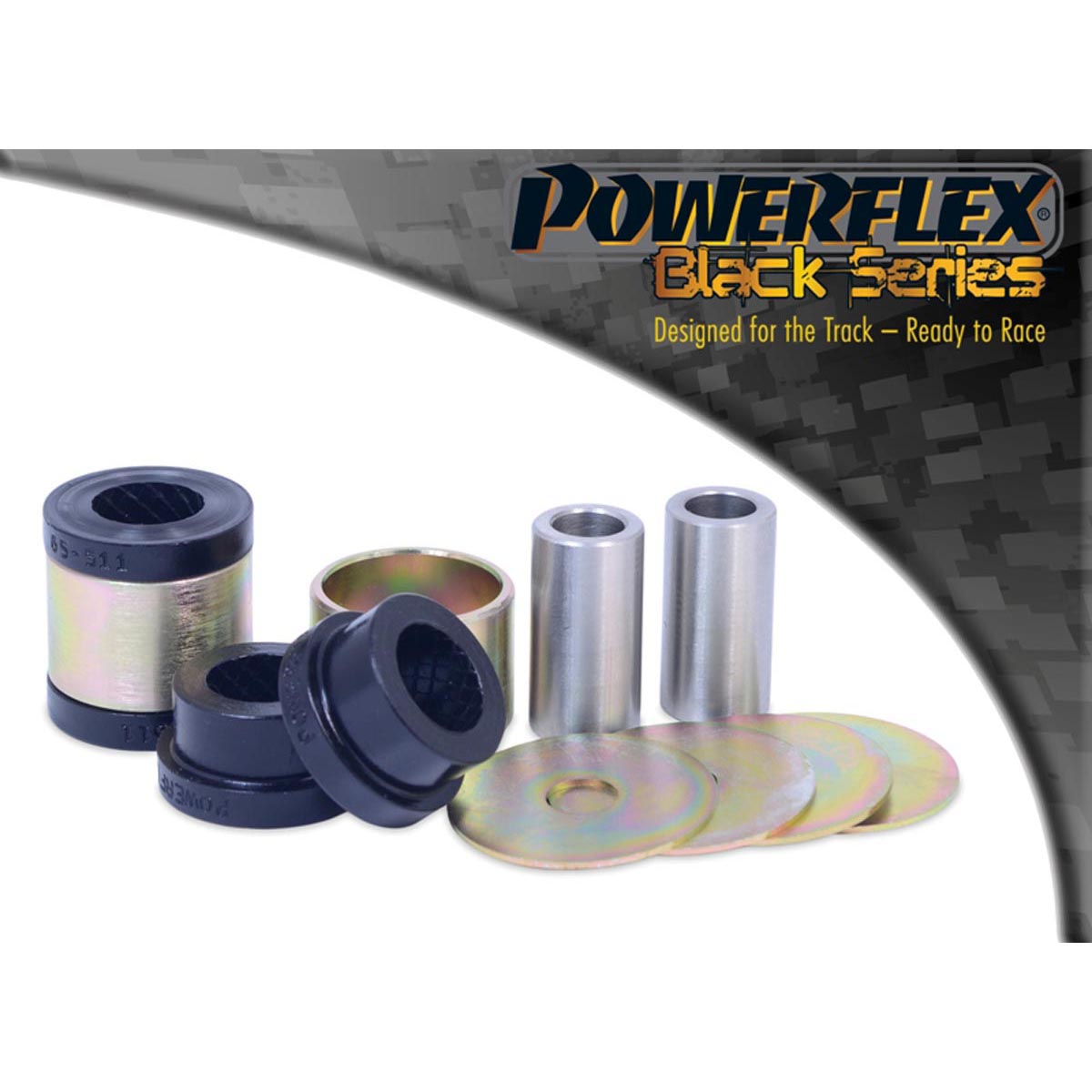 Powerflex Rear Lower Track Rod Outer Bush PFR85-511BLK For Audi RS3 MK2 8P (2011-2013)