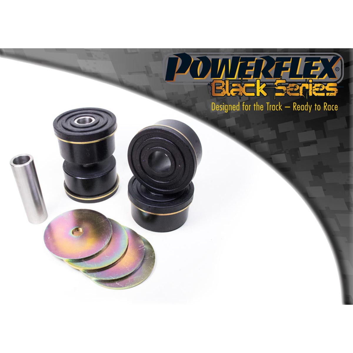 Powerflex Rear Subframe Front Mounting Bush PFR85-527BLK For VW Tiguan 5N MK1 (2007 - 2017)