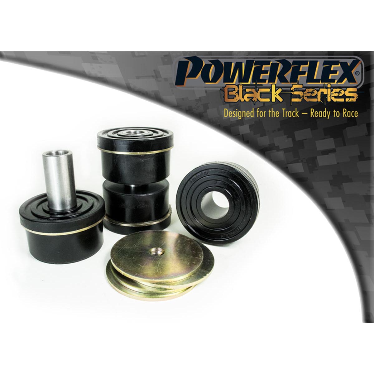 Powerflex Rear Subframe Rear Mounting Bush PFR85-528BLK For VW Golf Mk5 GTI & R32 (2003-2009)