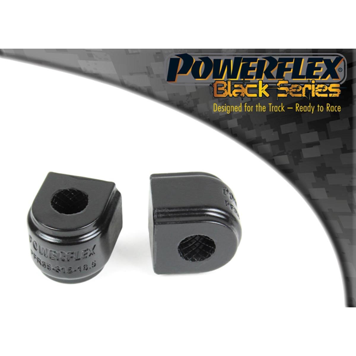 Powerflex Rear Anti Roll Bar Bush 18.5mm PFR85-815-18.5BLK For VW Golf MK7 5G 4WD inc R (2012-2019)