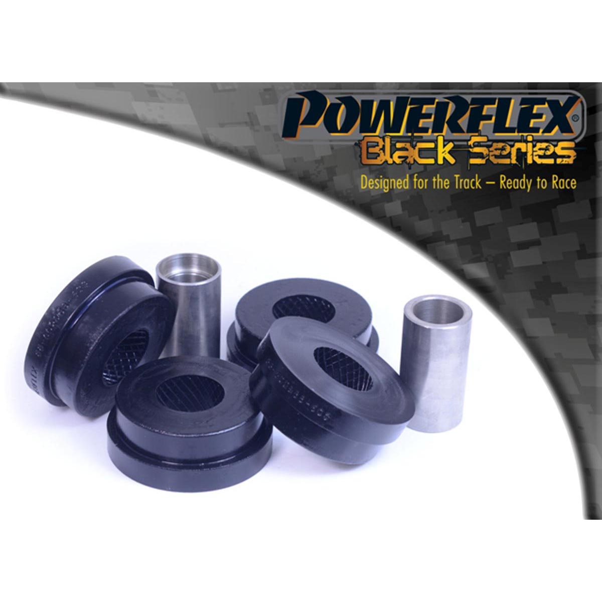 Powerflex Rear Subframe Rear Mounting Bush PFR88-603BLK For Volvo S60 AWD (2001 - 2009)