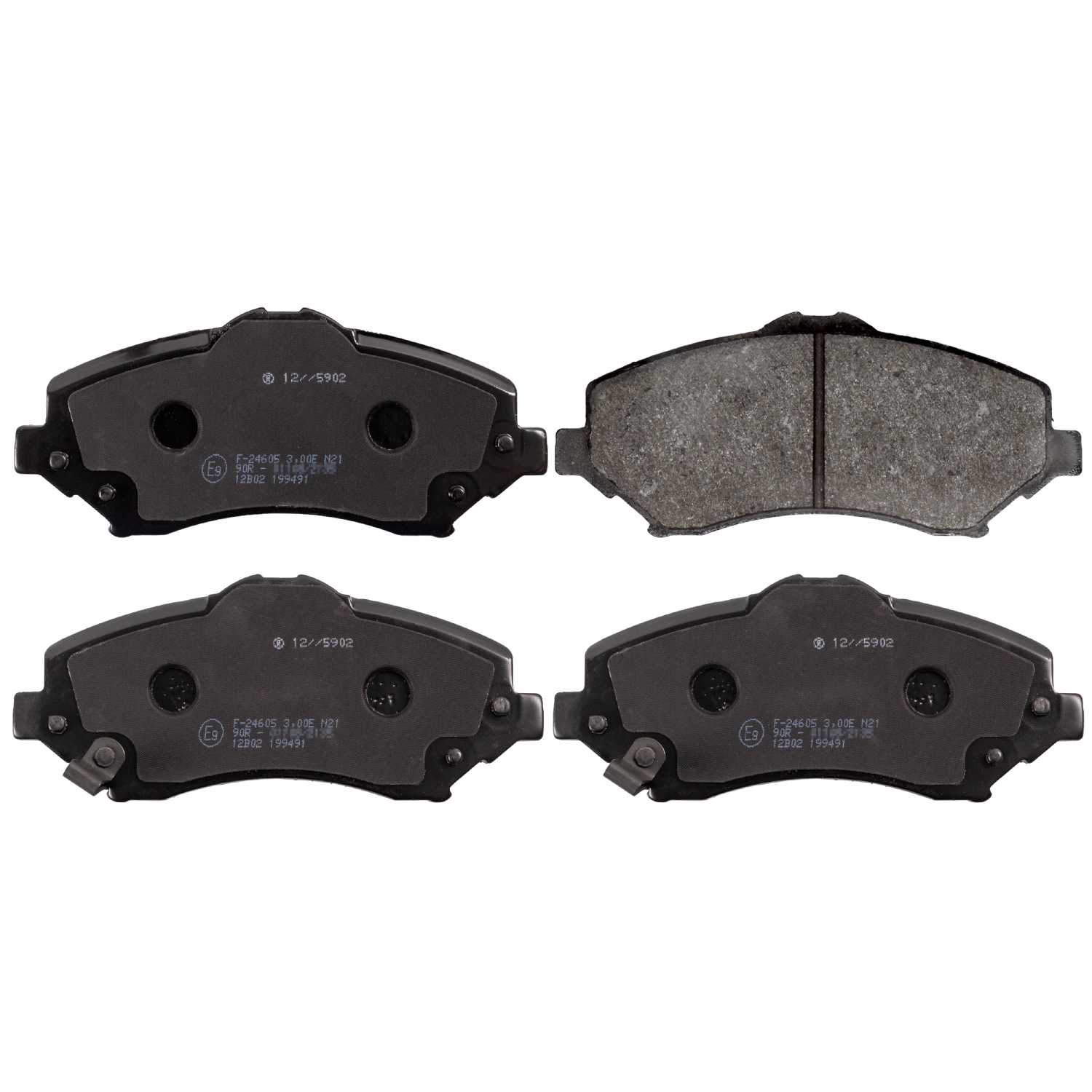 Fiat Brake Pad Set - Blue Print - ADA104213