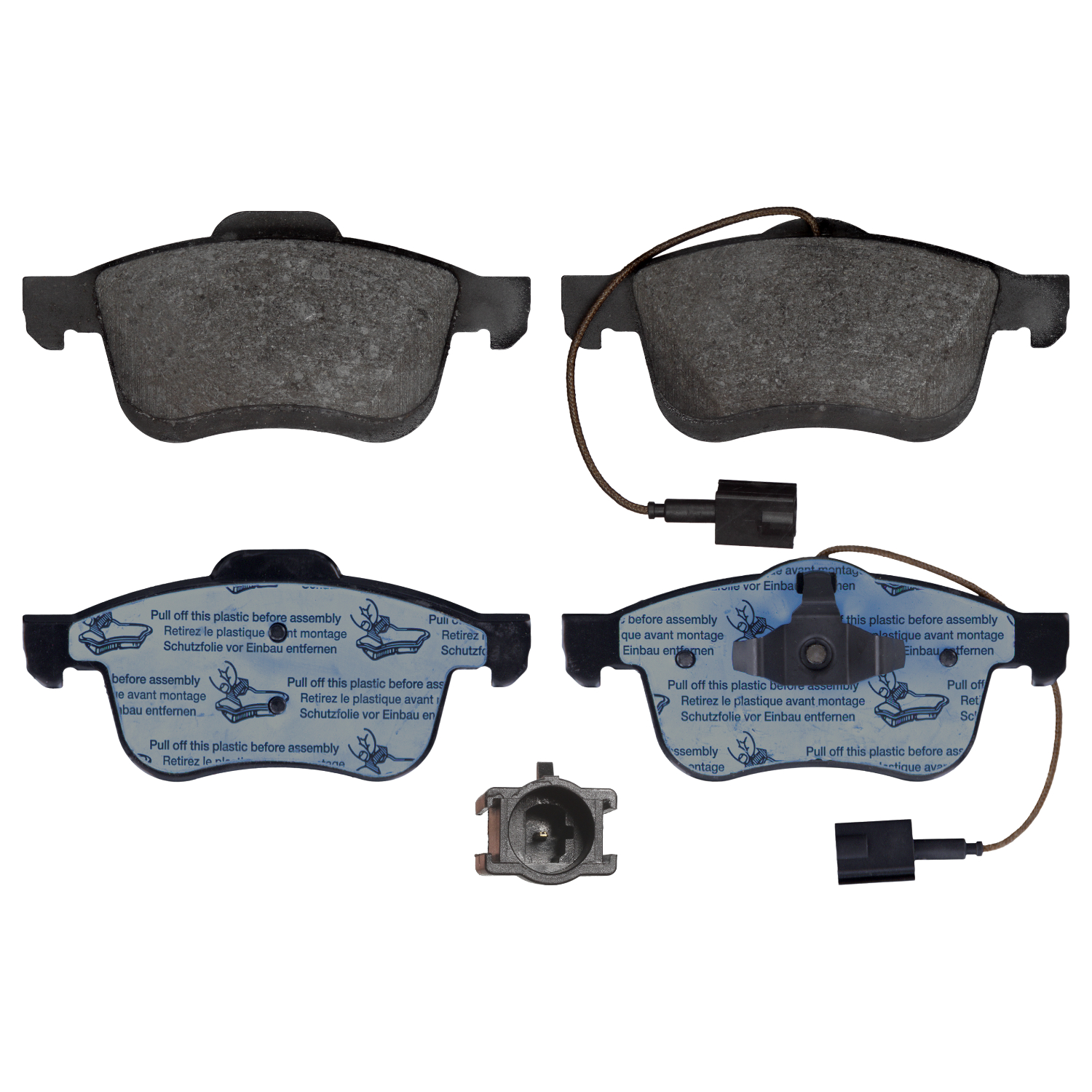 Lancia Brake Pad Set - Blue Print - ADA104267