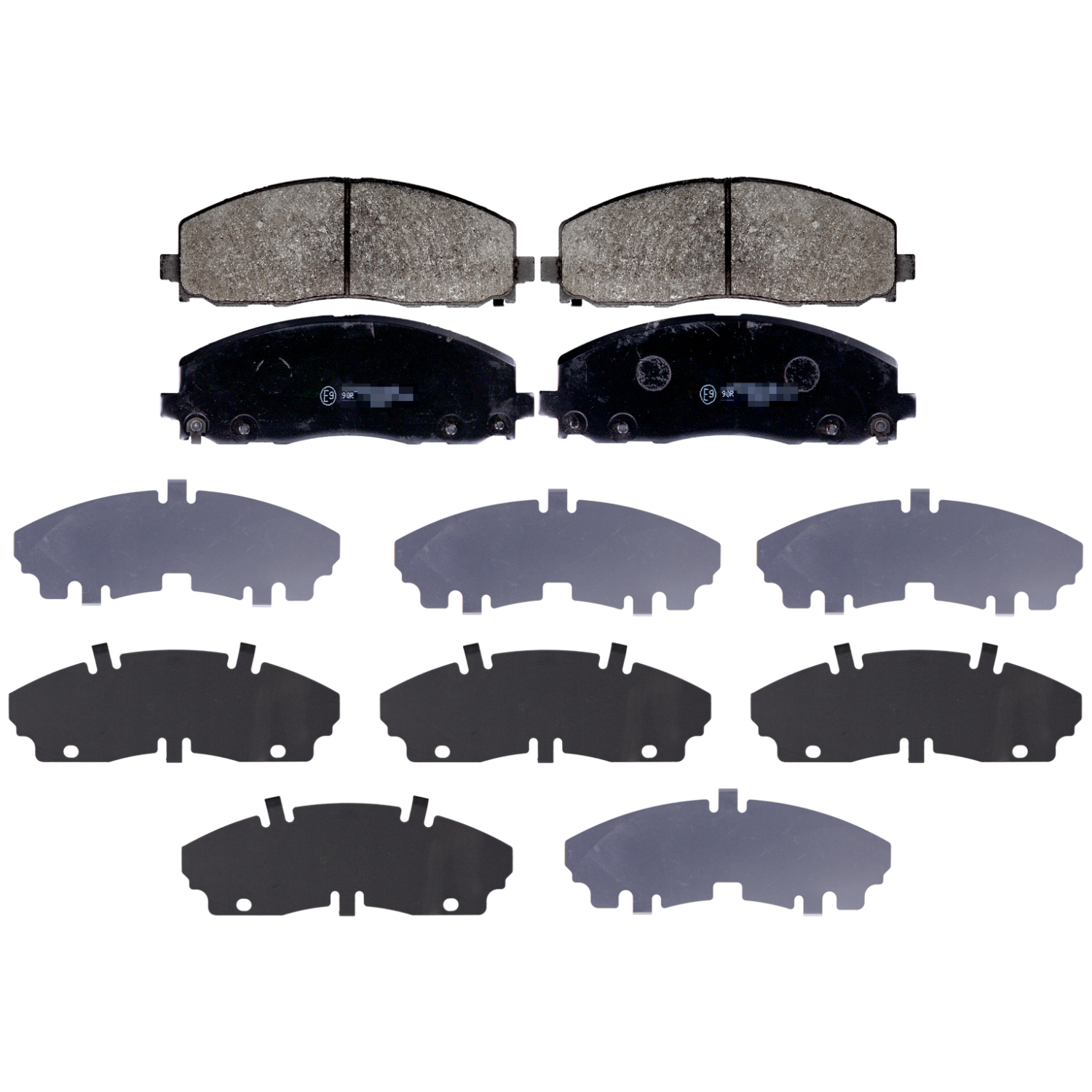 Fiat Brake Pad Set - Blue Print - ADA104268