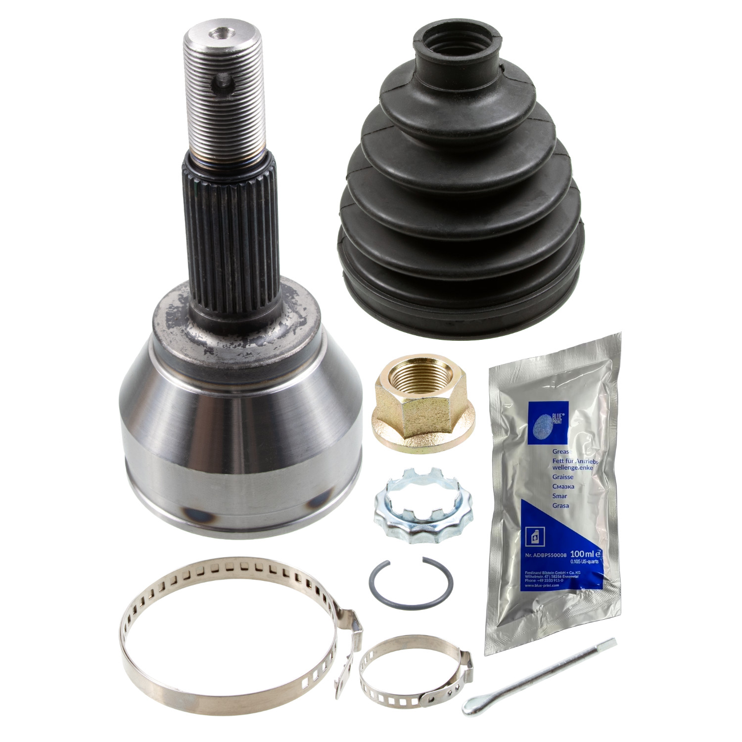 Nissan Drive Shaft Joint Kit - Blue Print - ADBP890035